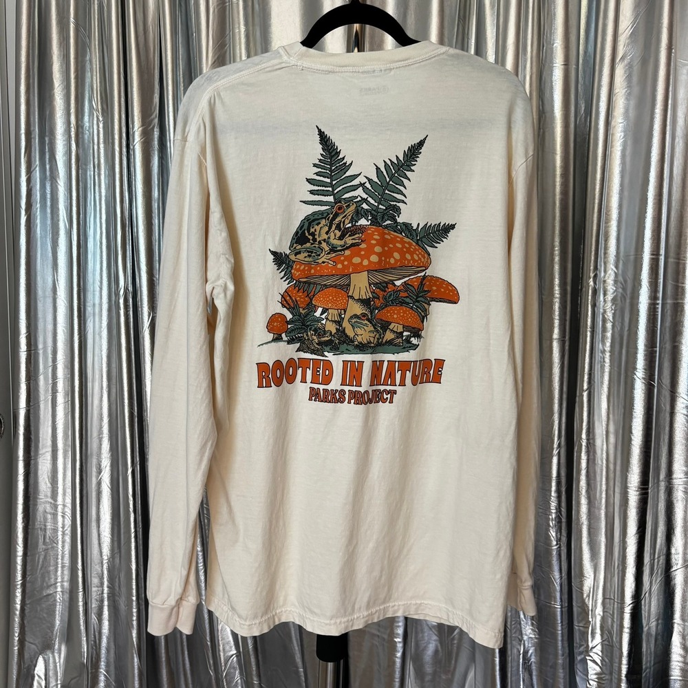 Parks Project Rooted in Nature Frog & Mushroom Long Sleeve Tee